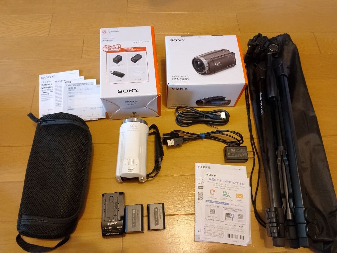 お値段交渉可能　SONY HDR-CX680 ビデオカメラ 本体　2024年製