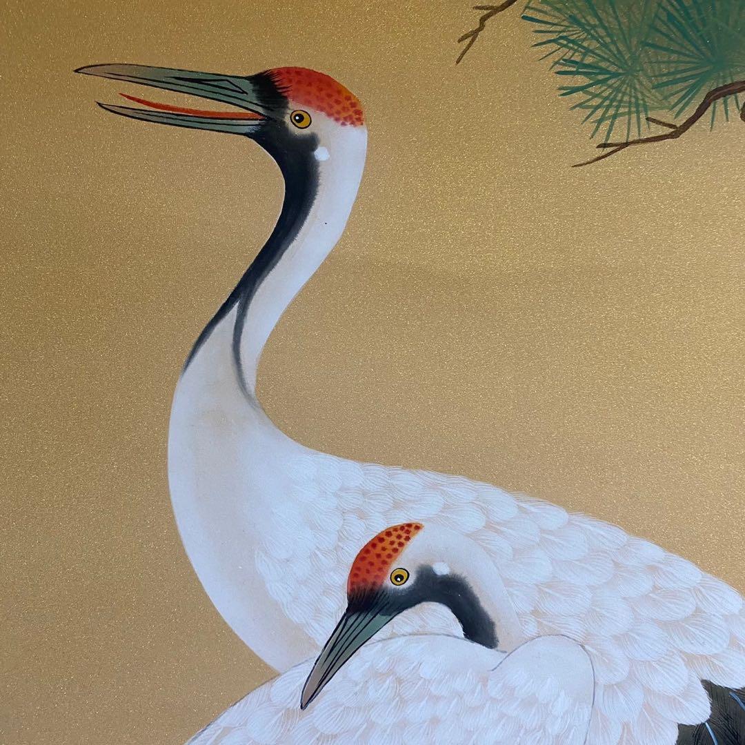 まとめ売り】掛け軸 松上鶴 小墨山水 松鶴 - メルカリ