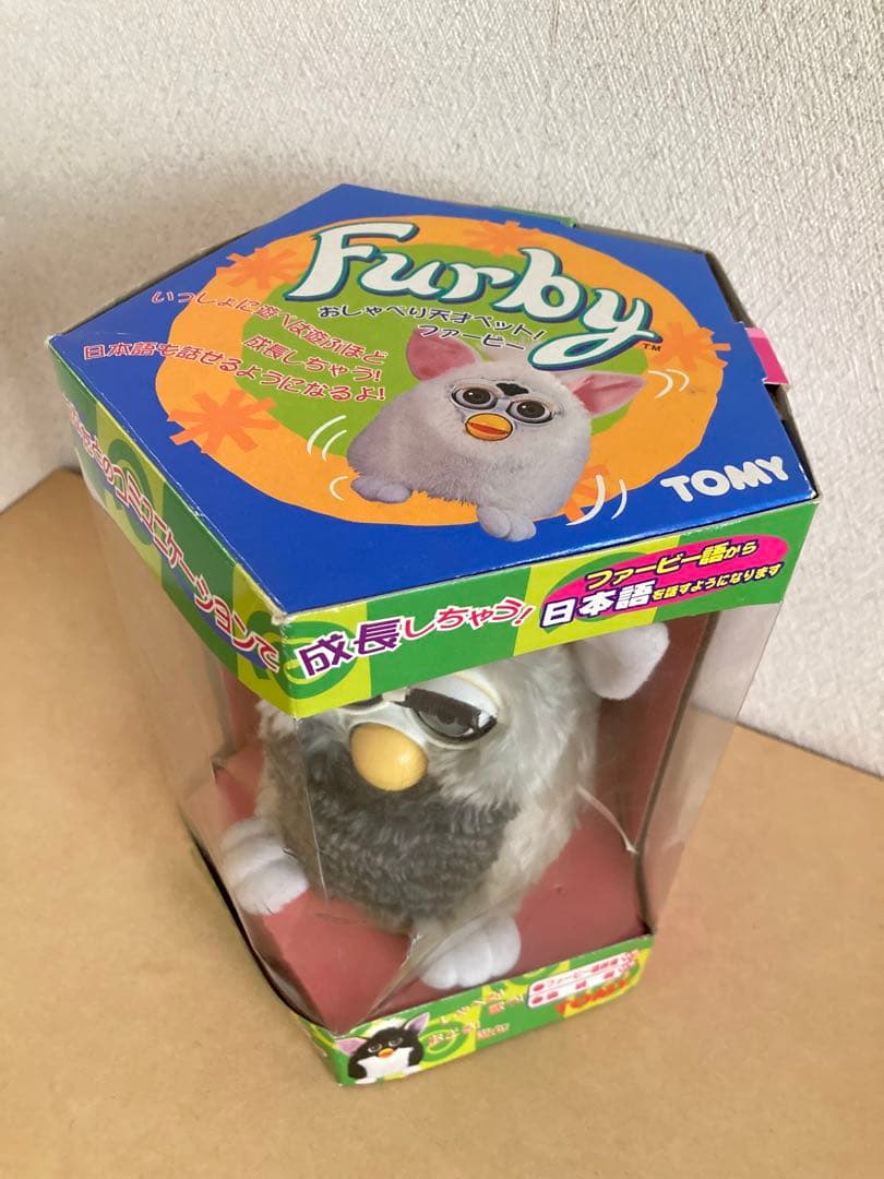 希少】 TOMY 初代 ファービー Furby日本語版 グレー タカラトミー