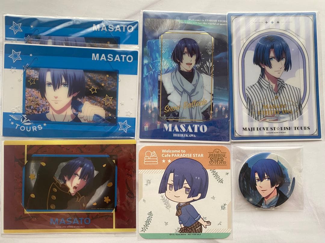 うたプリ 聖川真斗 ビジュカ クリアカード 缶バッジ - メルカリ