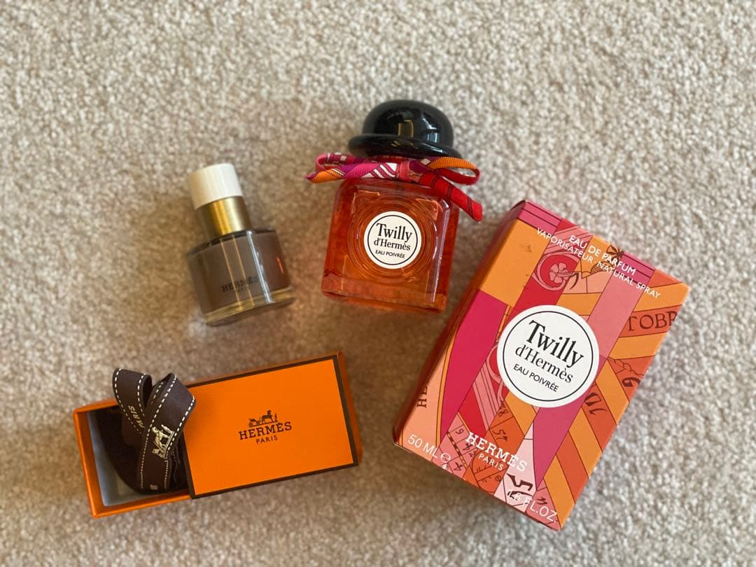 【数回使用のみ】Hermes 香水＆ネイルセット（Twilly＆エトゥープ） オー ド パルファム 《トゥッティ ツイリー ドゥ エルメス》 - 50 ml