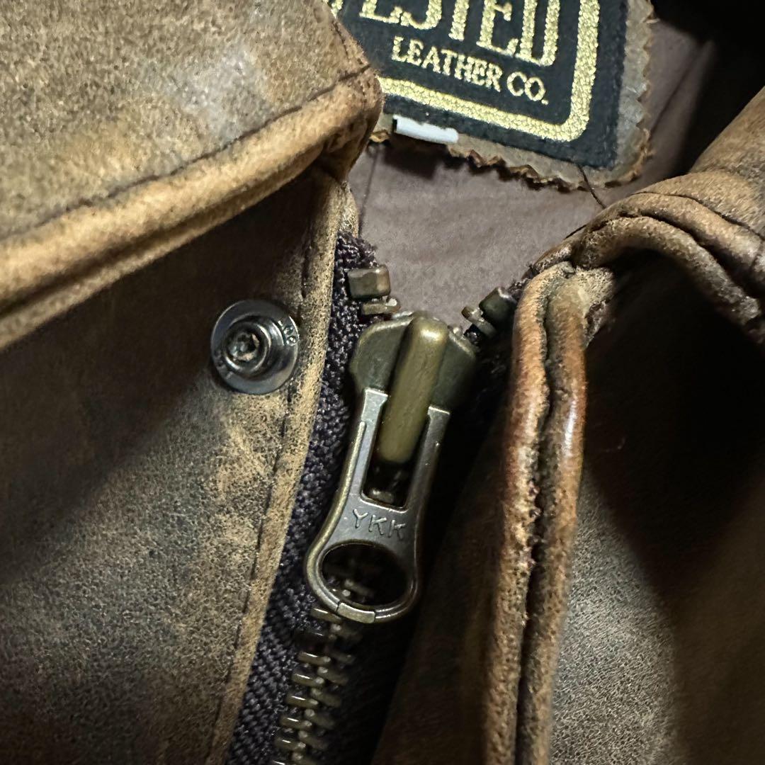 ✨激レア‼️ WASTED インディ・ジョーンズ レザージャケット 英国製44✨