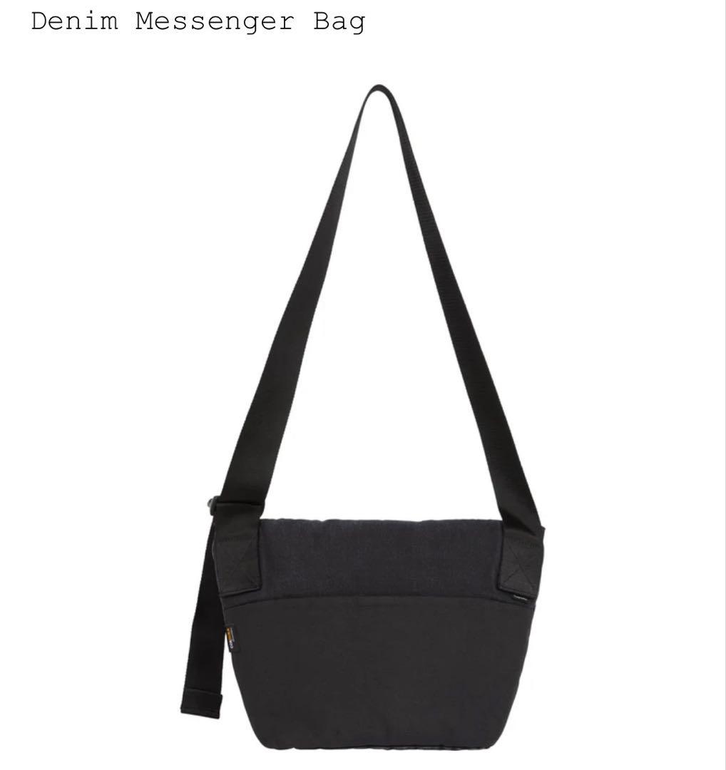バッグ Supreme Denim Messenger Bag \"Black\"