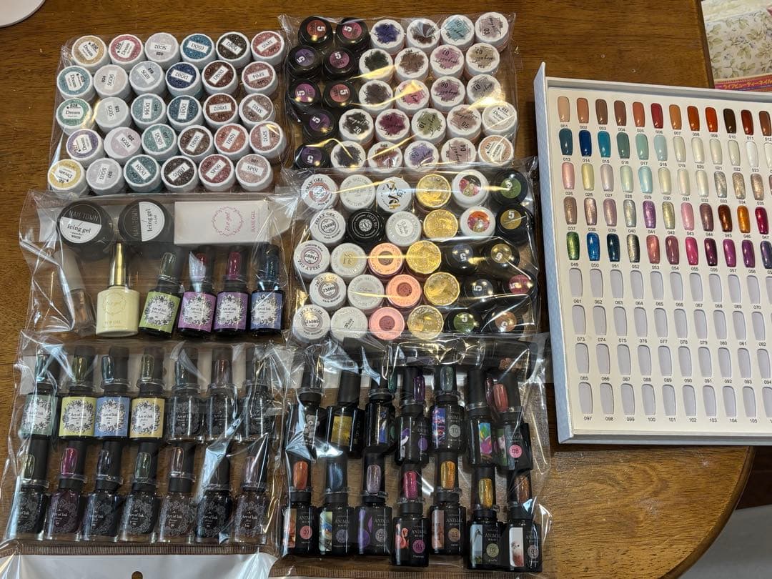 h おまとめネイル工房ジェル、インク、アイシングジェル全部で約１３０個