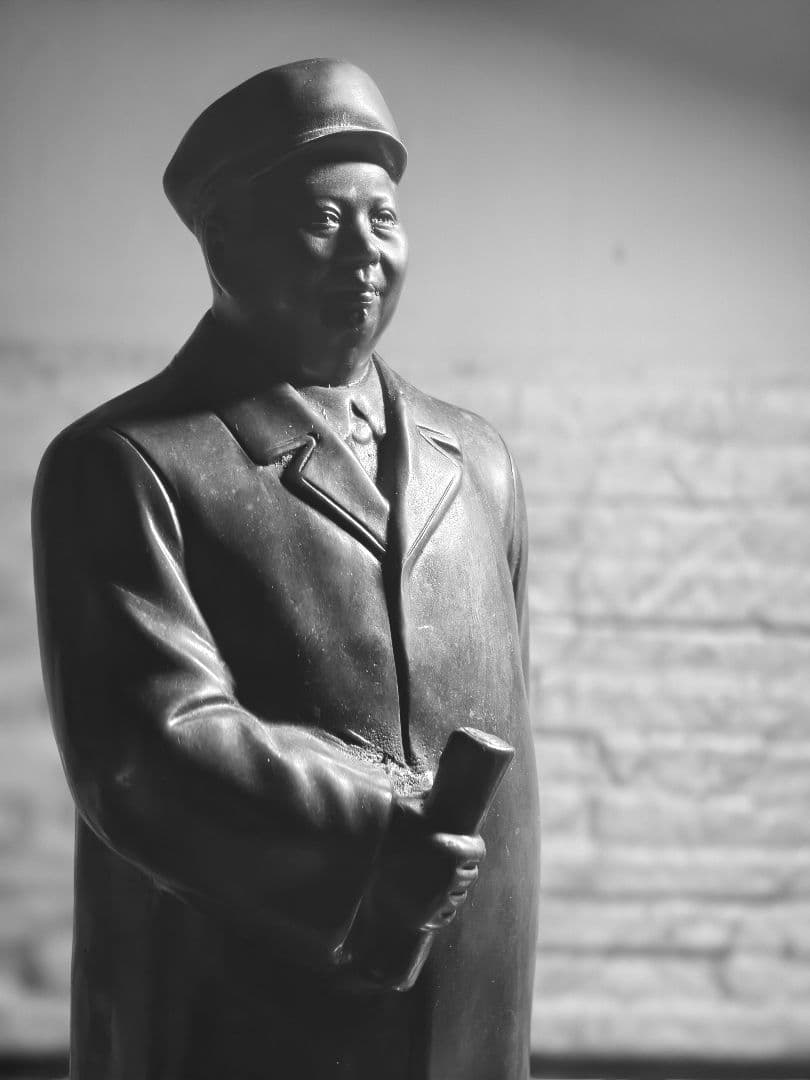毛沢東 銅像 オブジェ 文化大革命 1966年 30 センチ インテリア
