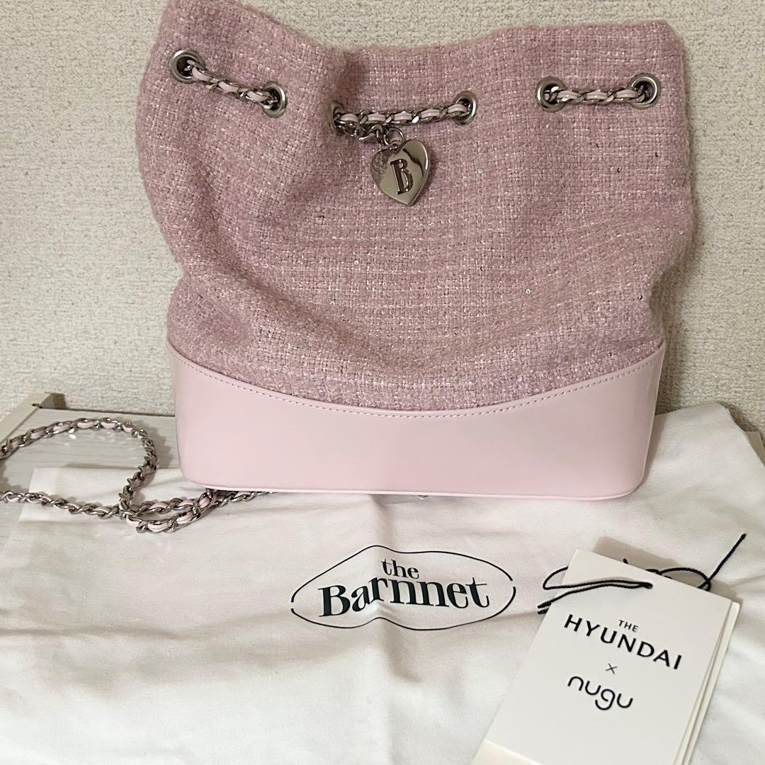 バッグ THE BARNNET Tweed Drawstring Backpack