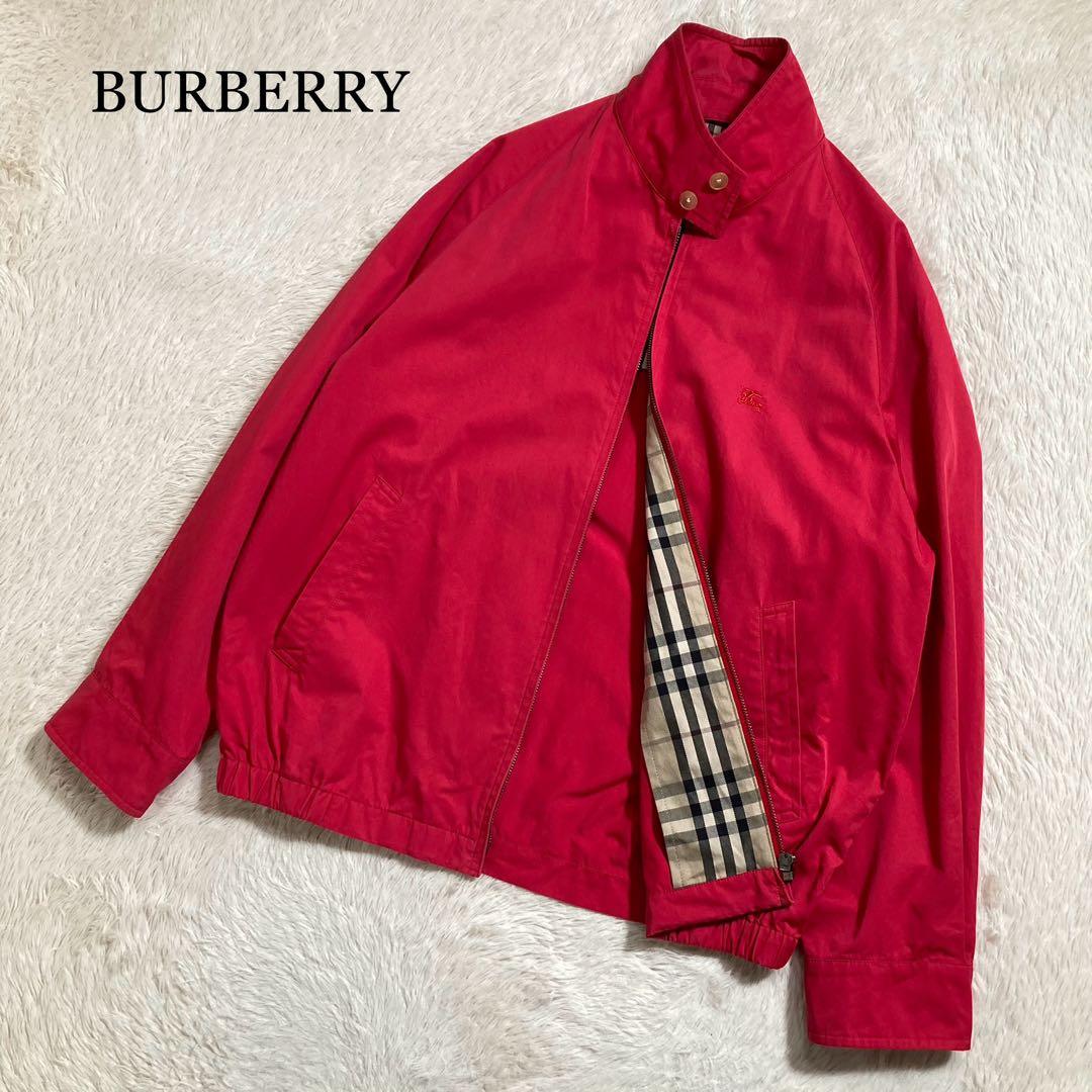 BURBERRY ハリントンジャケット ホースロゴ ノバチェック コットン