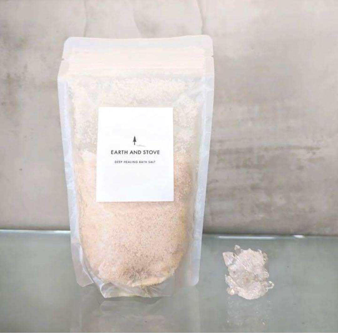 アースアンドストーブ: ディープヒーリングバスソルト CBD配合
