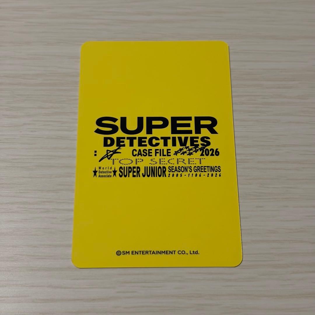 スーパージュニア シーグリ 2026 ヒチョル トレカ smtown 購入特典