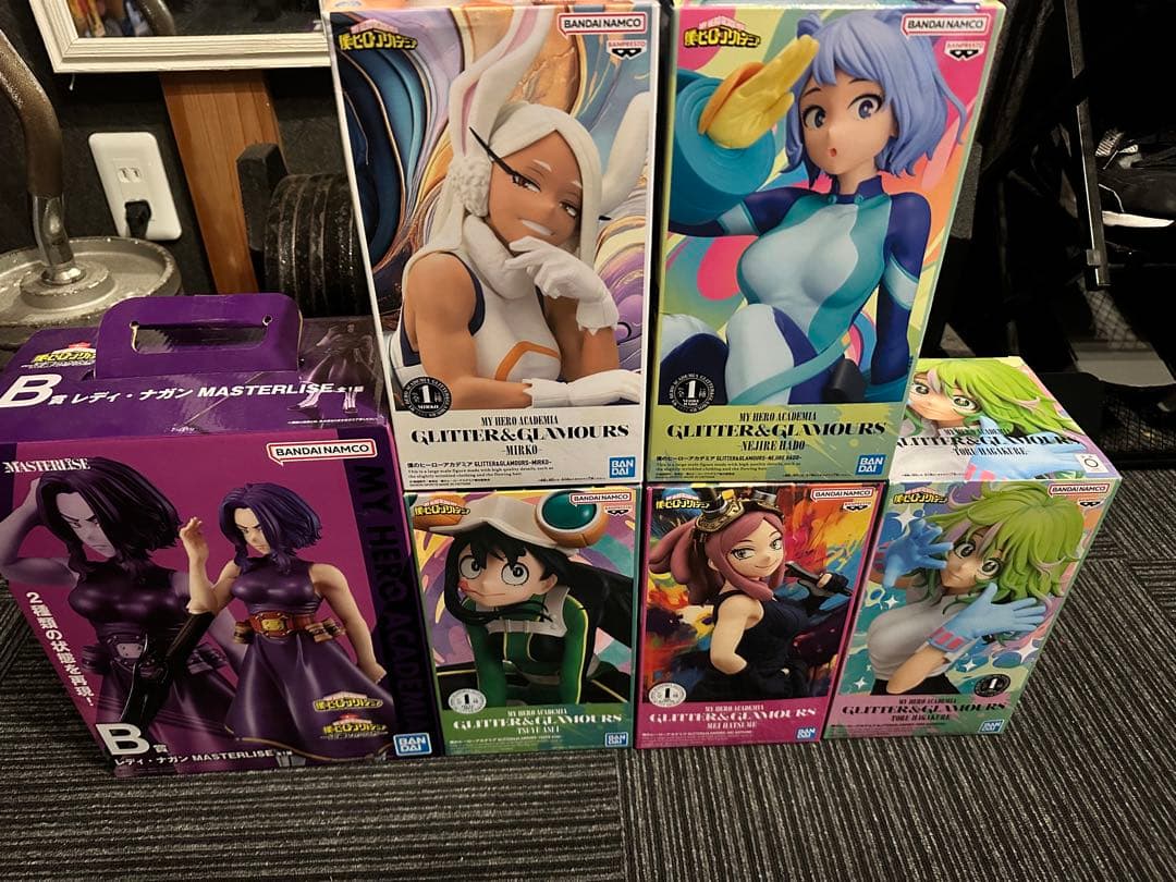 僕のヒーローアカデミア GLITTER & GLAMOURS フィギュアセット