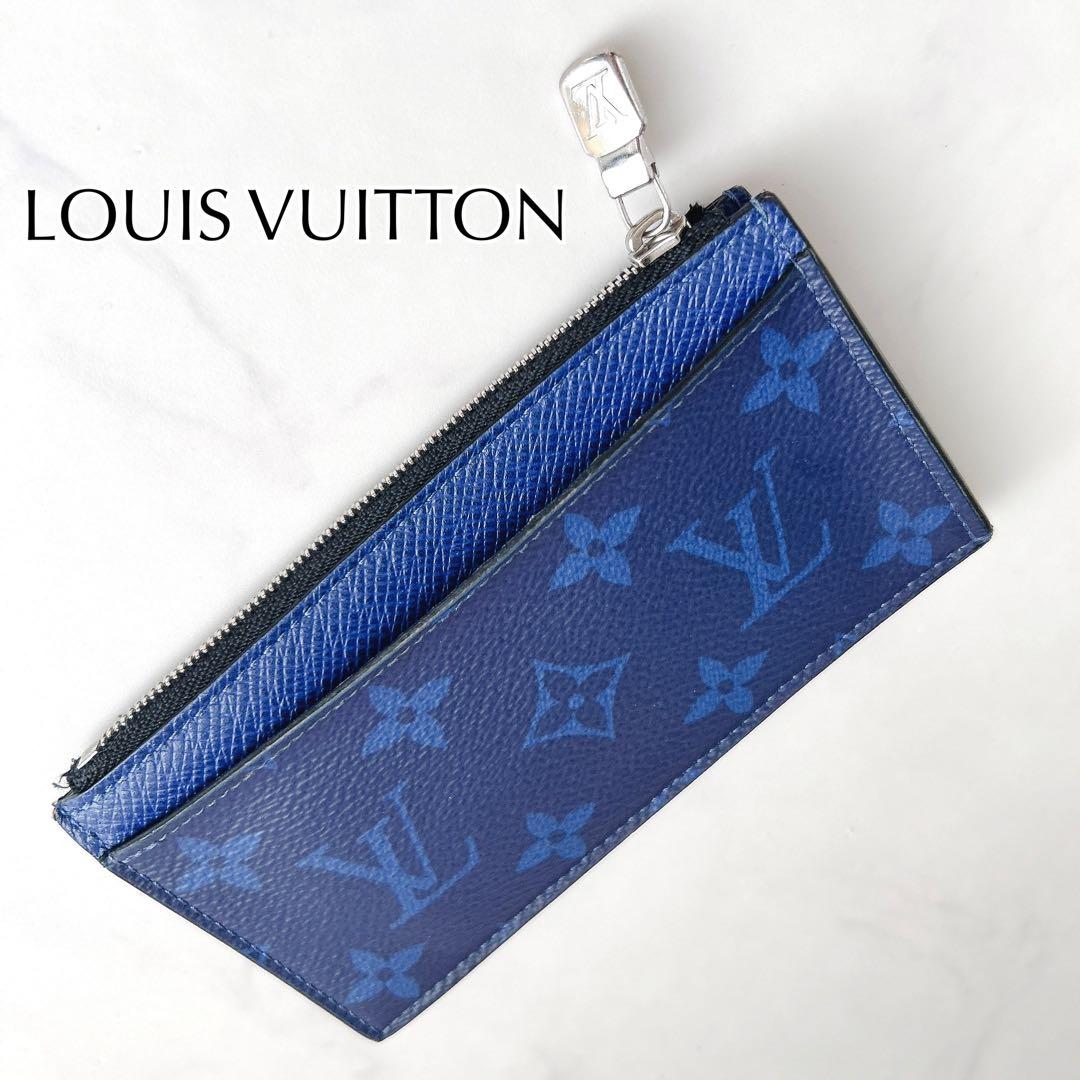 ルイヴィトン タイガラマ　フラグメントケース カードケース 小銭入れ　コバルト