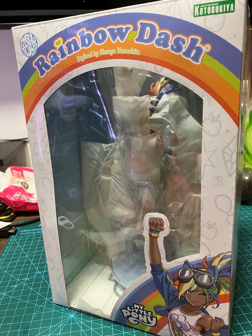 レインボーダッシュ　フィギュア　開封済み