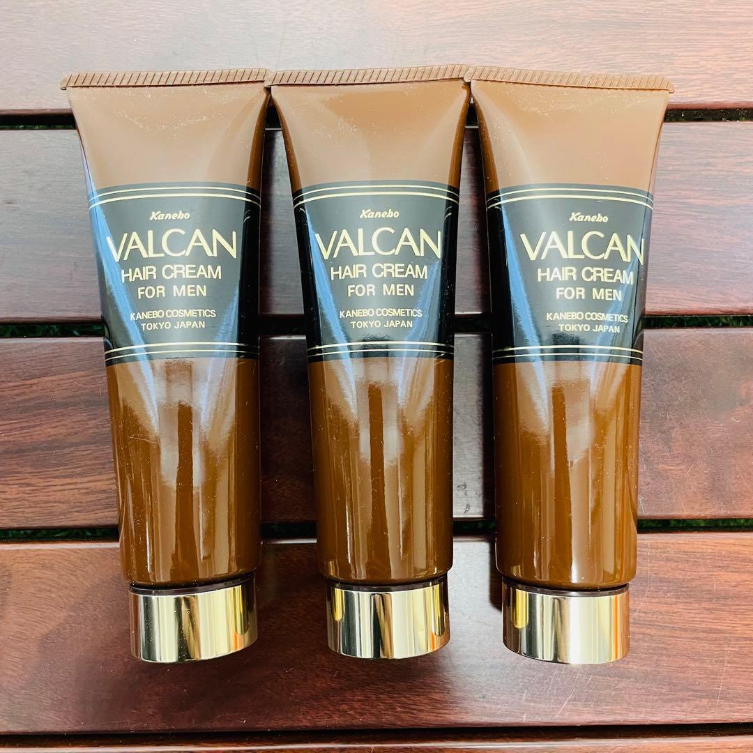新品未使用 バルカン ヘアークリーム ３本セット 廃盤商品 新品】 カネボウ VALCAN バルカン ヘアクリーム 85g × 4本セット