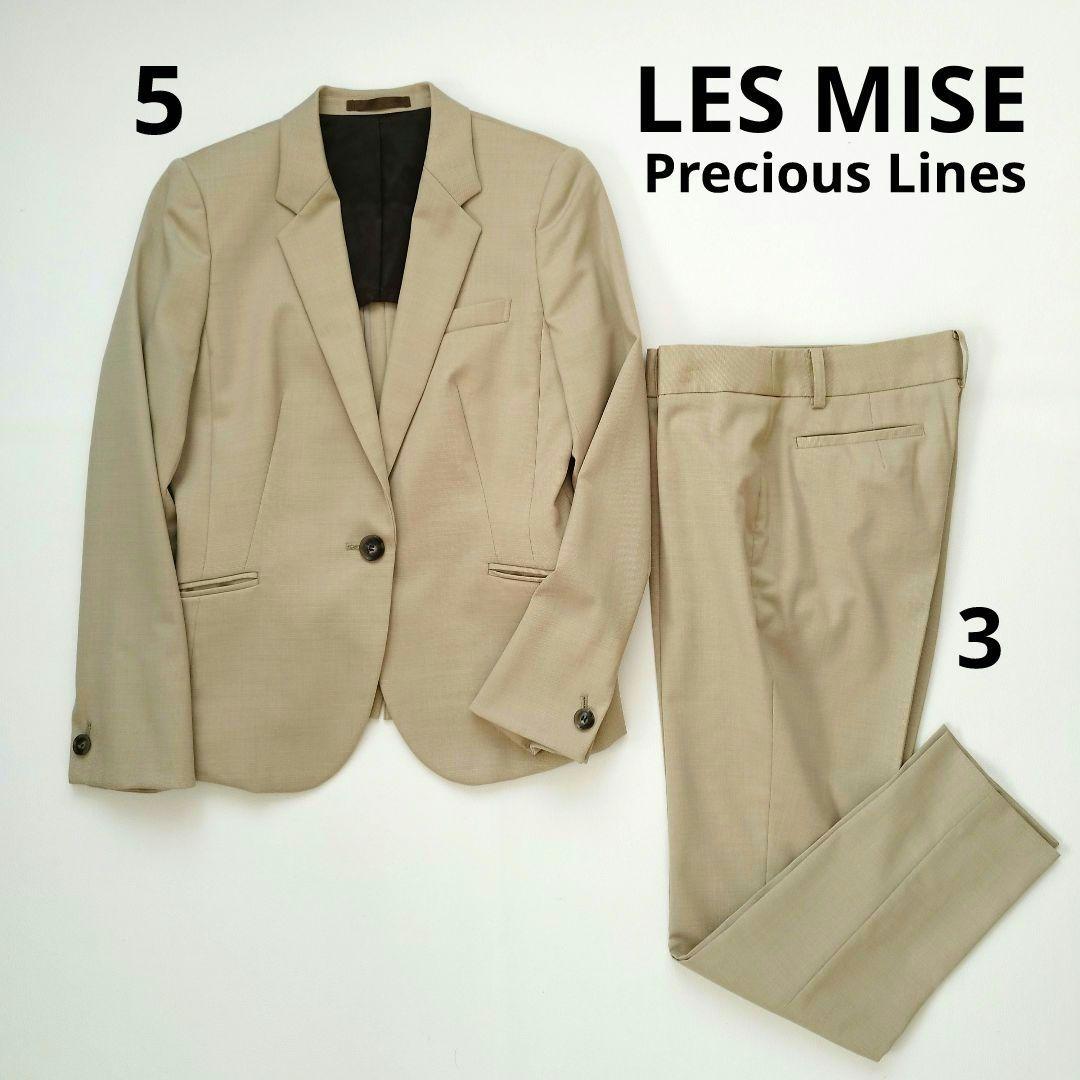 AOKI LES MISE スーツ ジャケット 5 パンツ 3 ウォッシャブル