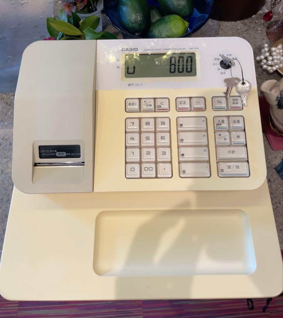 CASIO　レジスター　SE-G2　人気機種　送料無料　4018 カシオ SE-G2 軽減税率 対応