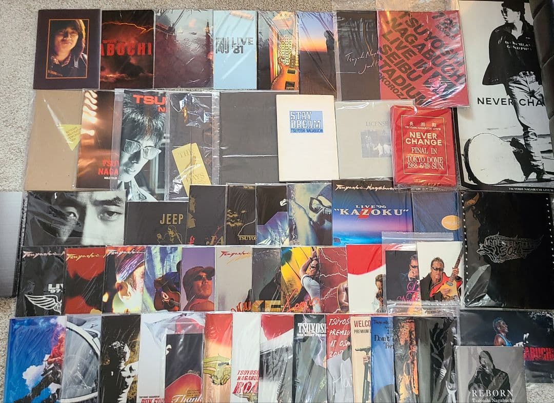 長渕剛　歴代コンサートパンフ (OH!ツアーまで約45年間分)