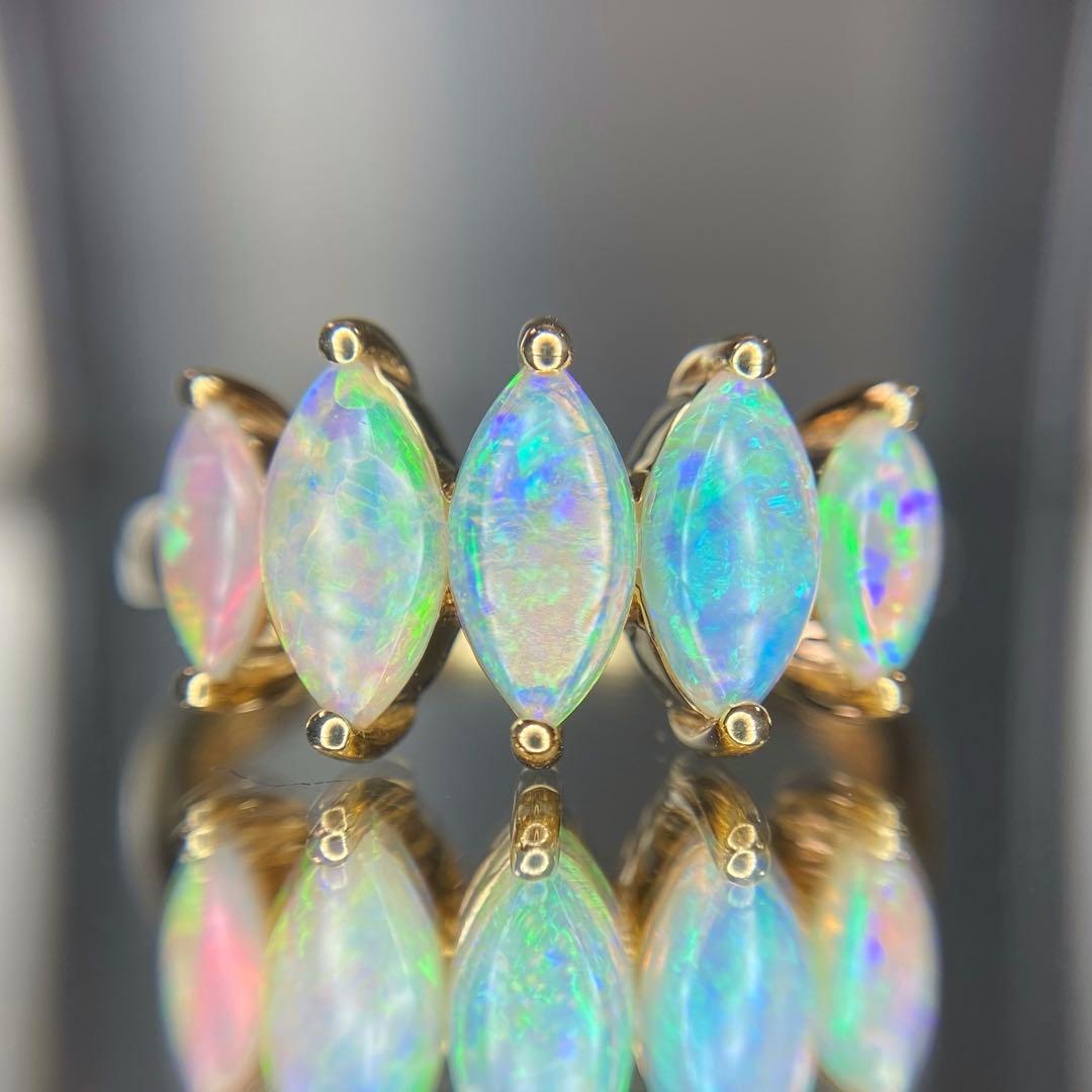 天然無処理 オパール￼ 計1.00ct K18『スペシャル・ヴィンテージ』