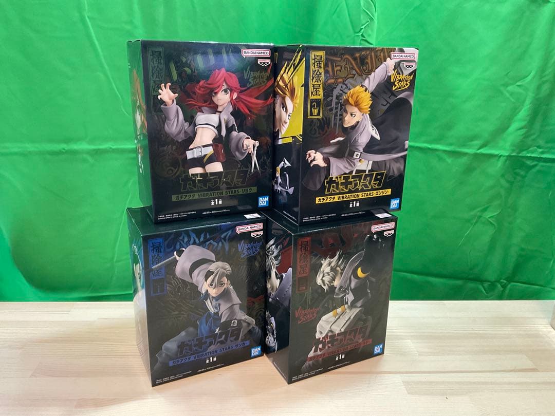 【 ガチアクタ】 VIBRATION STARS 4種 4点 フルセット！ラスト ガチアクタ VIBRATION STARS リヨウ エンジン フィギュア 4点セット