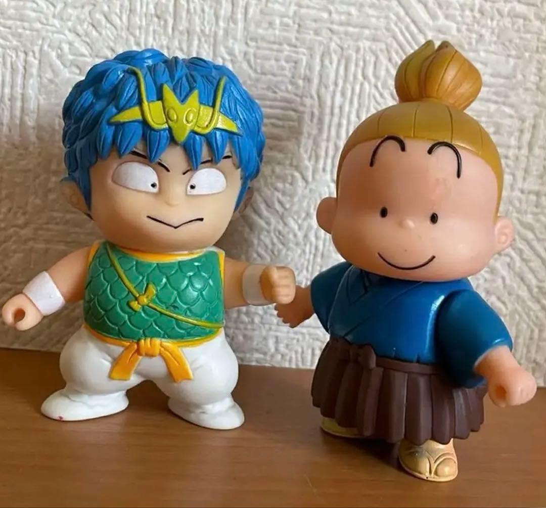 レトロ 桃太郎伝説 ソフビ タカラ 浦島太郎 龍神太郎 セット