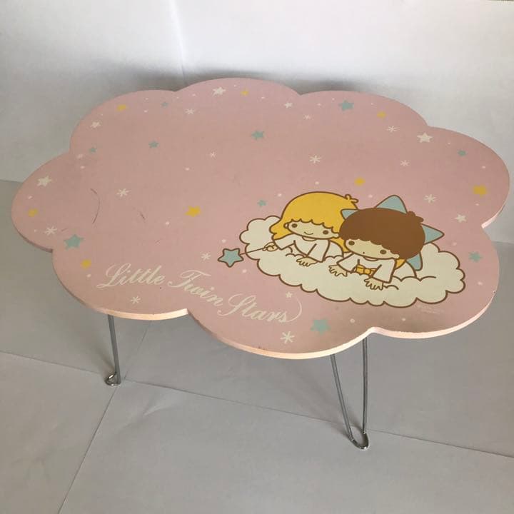 サンリオ キキララ テーブル 折りたたみ 雲 リトルツインスター - メルカリ