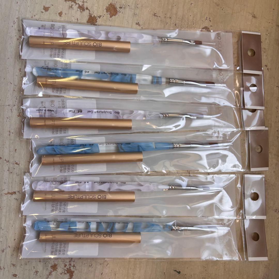 ネイルアート筆 6本セット バイオスカルプチュア