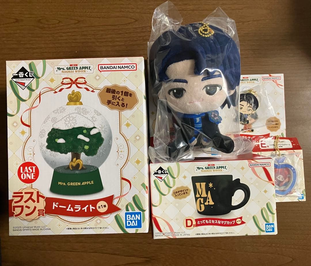Mrs. GREEN APPLE 一番くじ 5点セット 1番くじ ミセス
