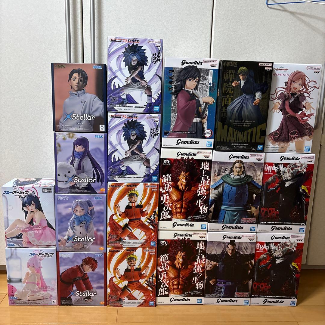 最新プライズフィギュア　まとめ売り　ナルト、キングダム、鬼滅の刃、刃牙、呪術廻戦
