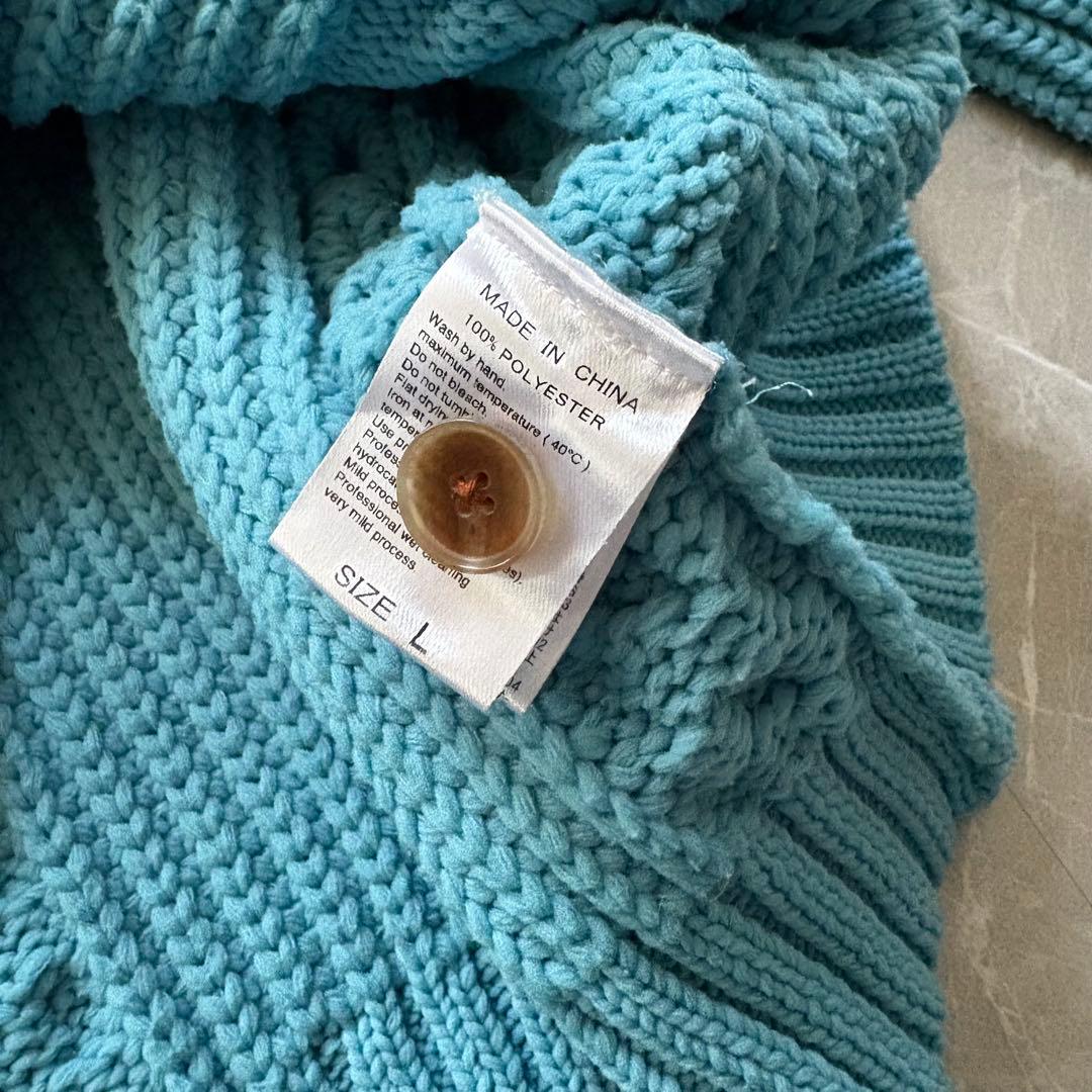 silent川口春奈さん着用 アダムエロペ ケーブルカーディガン - メルカリ