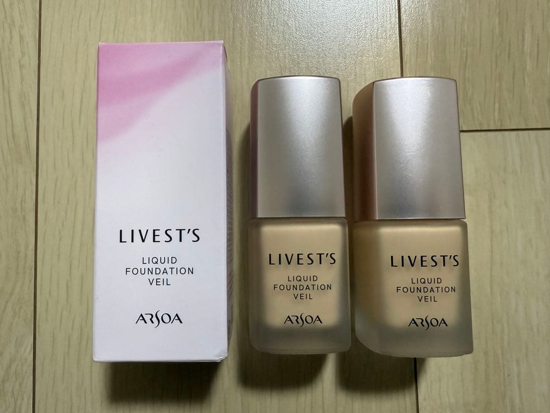 リベスト リキッドファンデーションヴェール13 オークルライト　3点セット