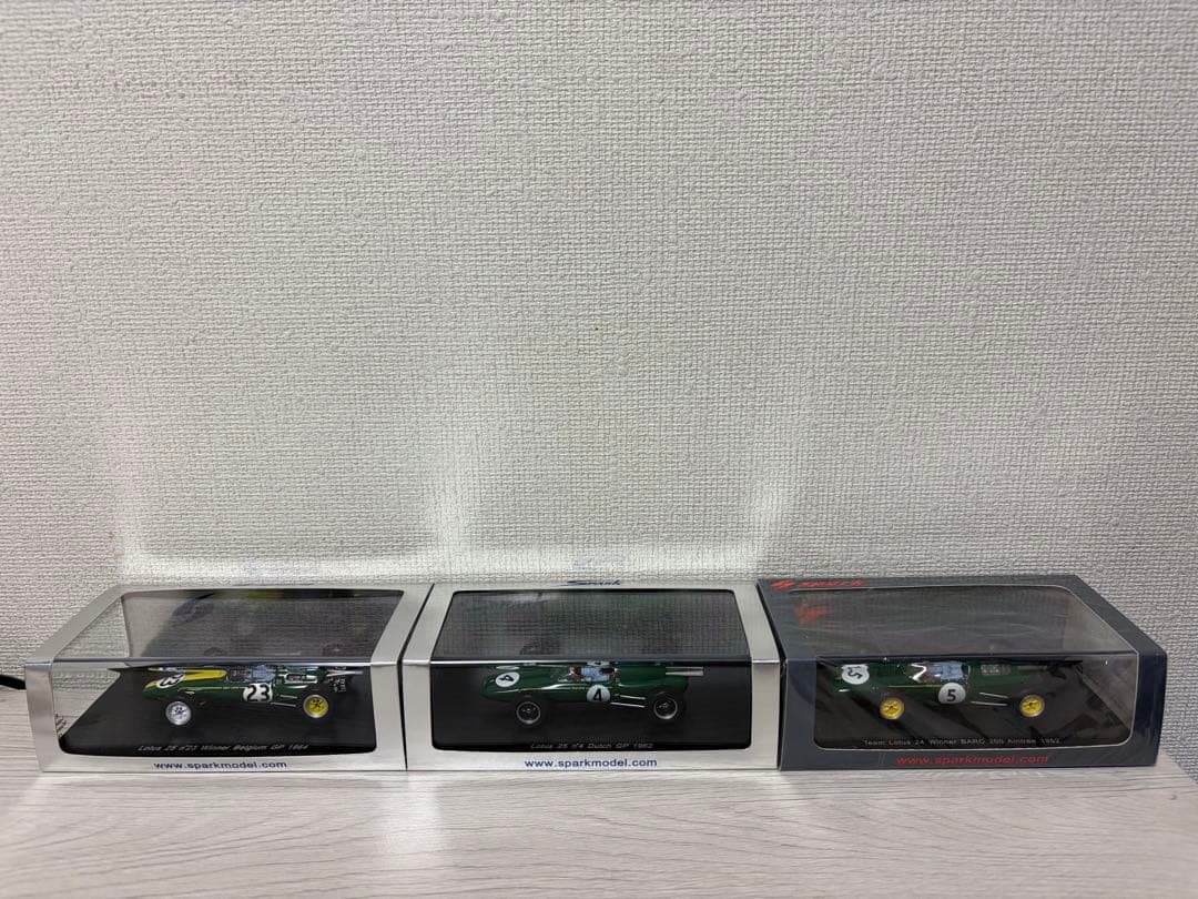 Lotus 25 1964年ベルギーGP優勝ミニカー等　3台セット