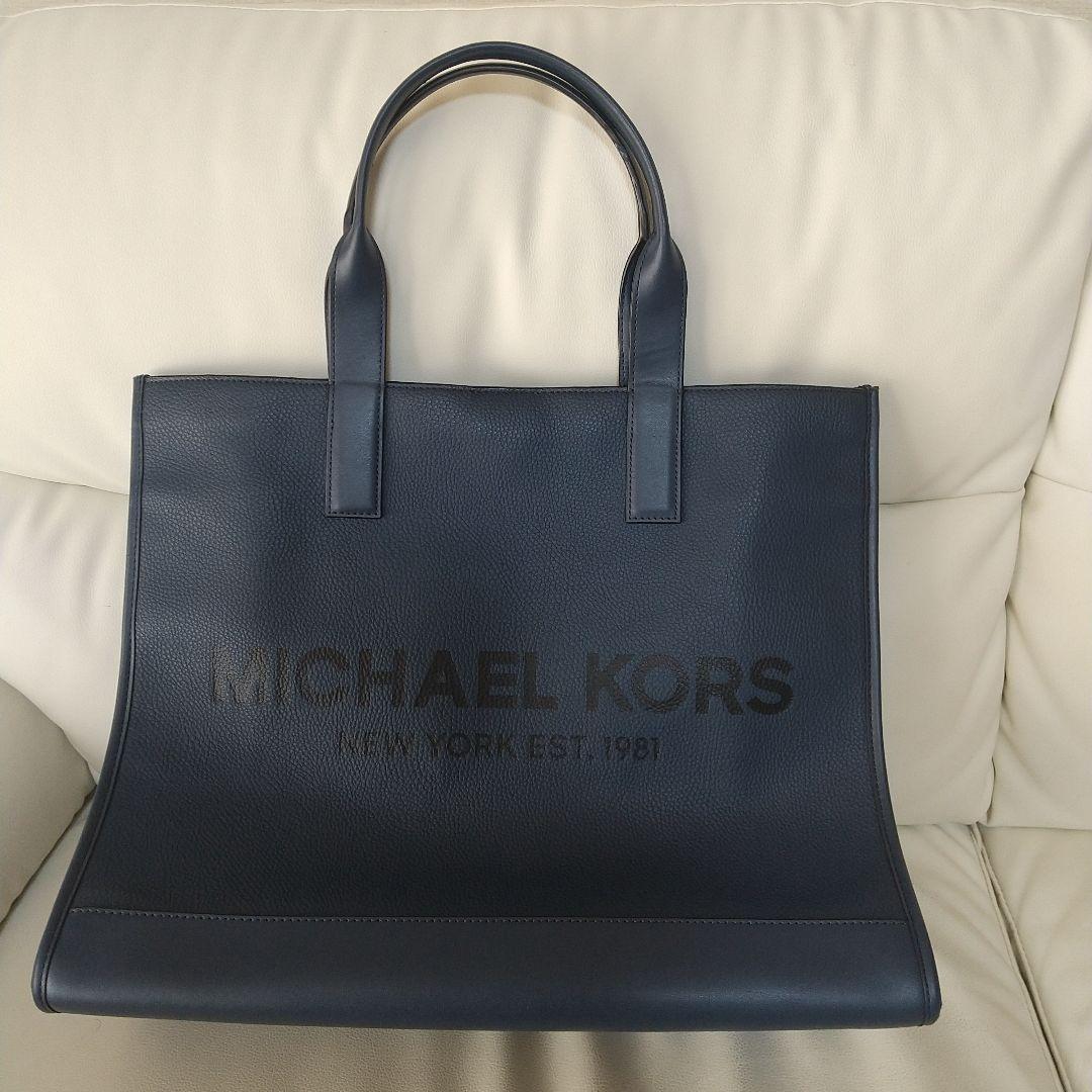 MICHAEL KORS ネイビー トートバッグ