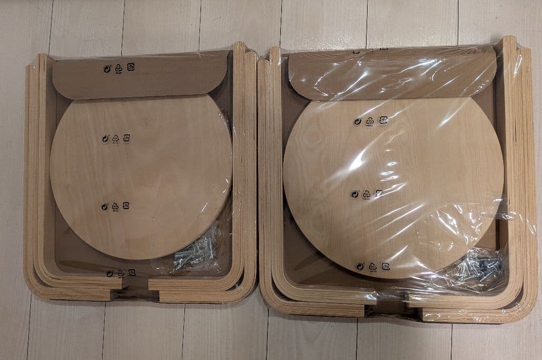 【新品未使用】廃盤 希少！IKEA FROSTA 2個セット 木製