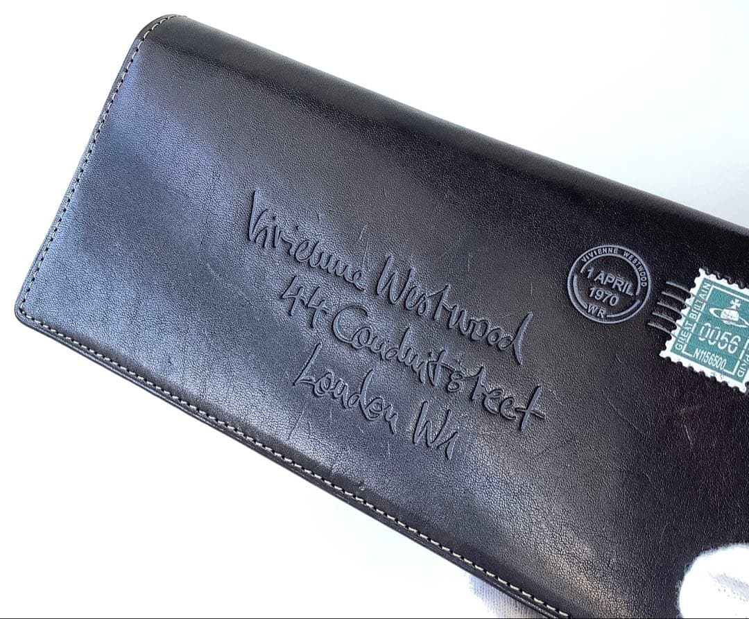新品 ☆ヴィヴィアンウエストウッド☆エンベロープかぶせ長財布