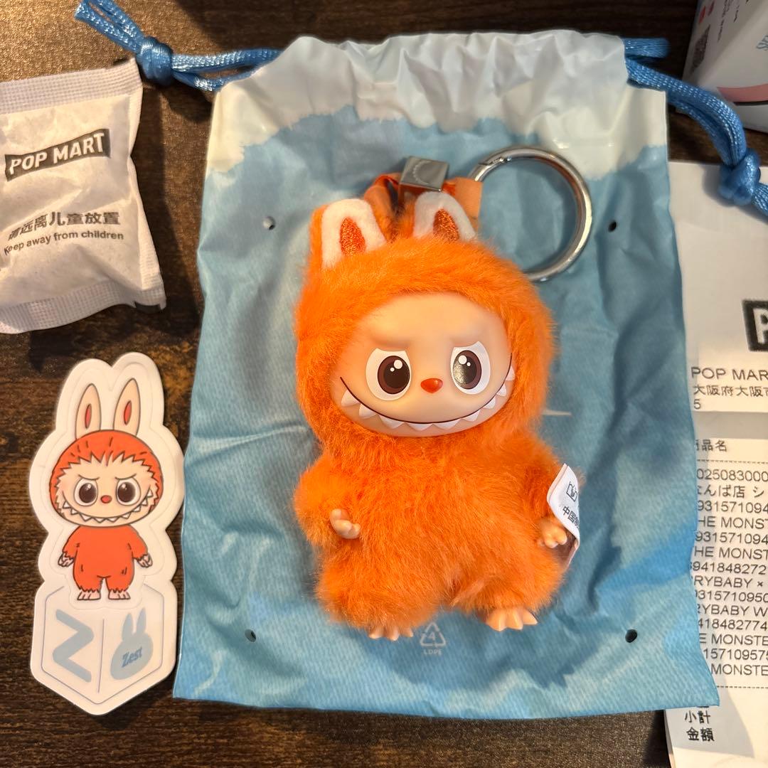 正規品 ラブブ LABUBU イニシャル【Z】pin for love オレンジ - メルカリ