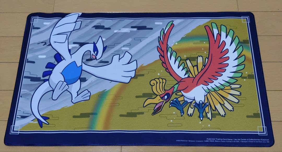 海外版サプライ ルギアとホウオウ プレイマット ラバーマット プレマ