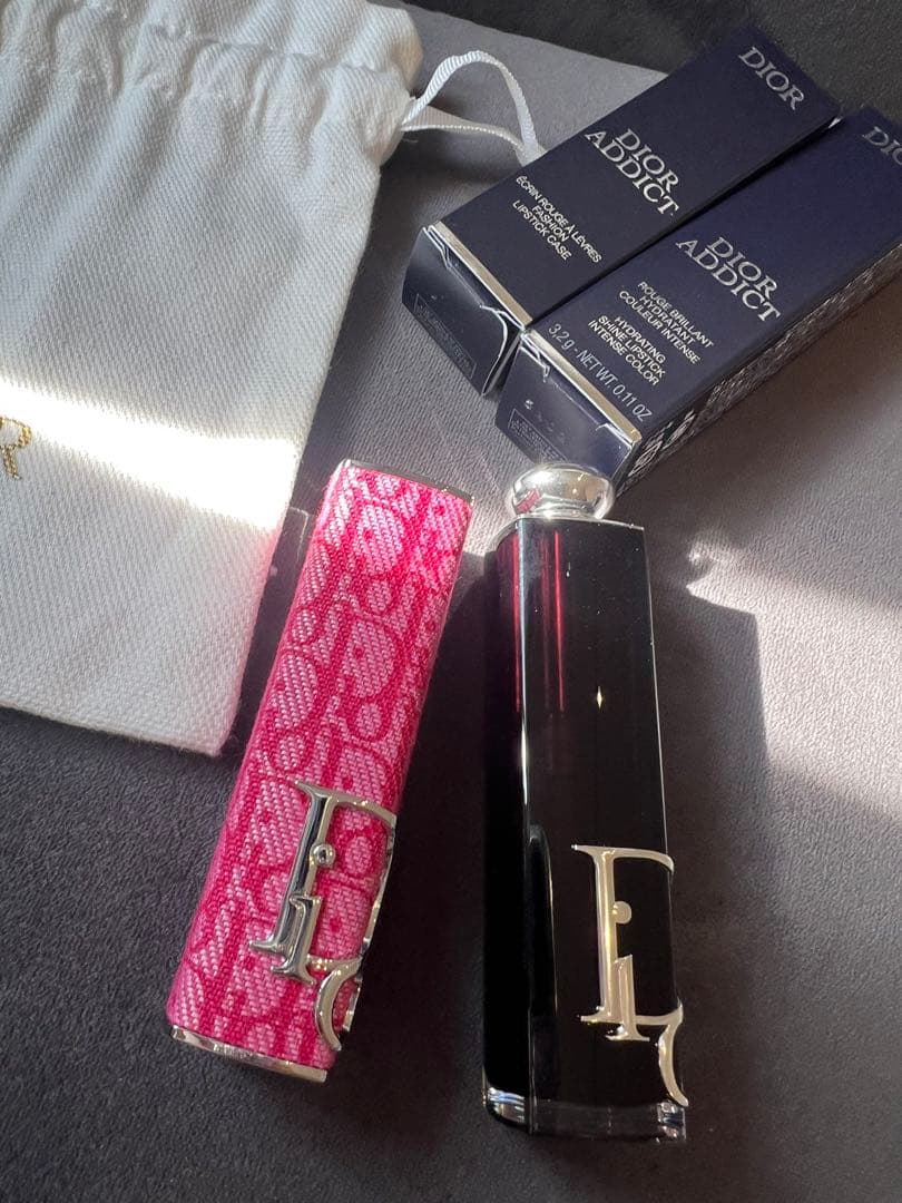 新品未使用Dior Addict リップスティック250リップケースピンクマニア