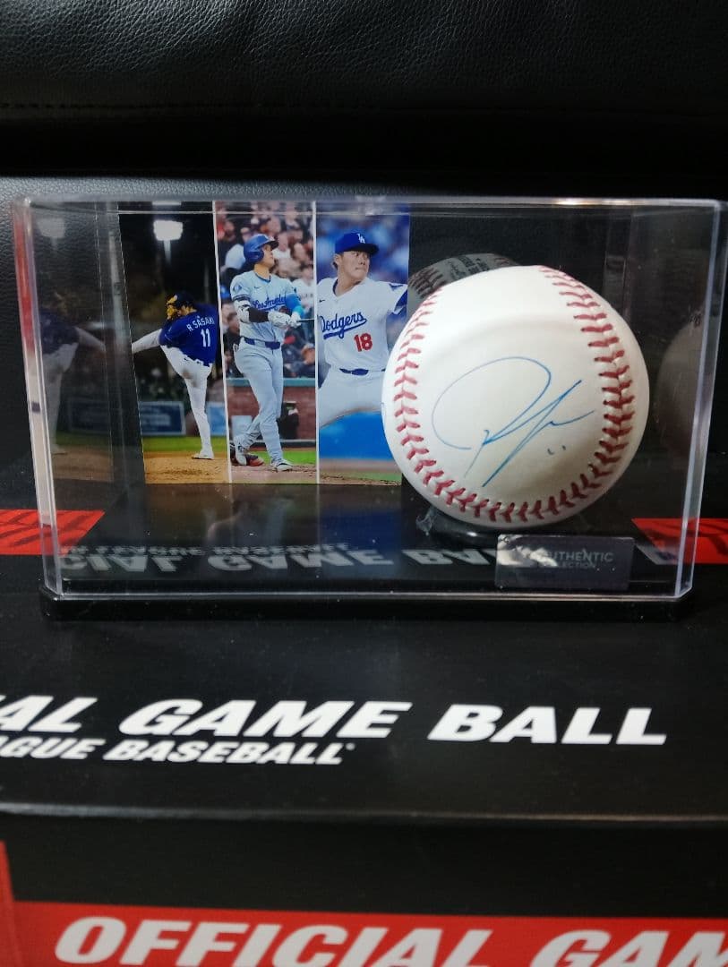 ロサンゼルス・ドジャース 大谷翔平 山本由伸 佐々木朗希 直筆サイン