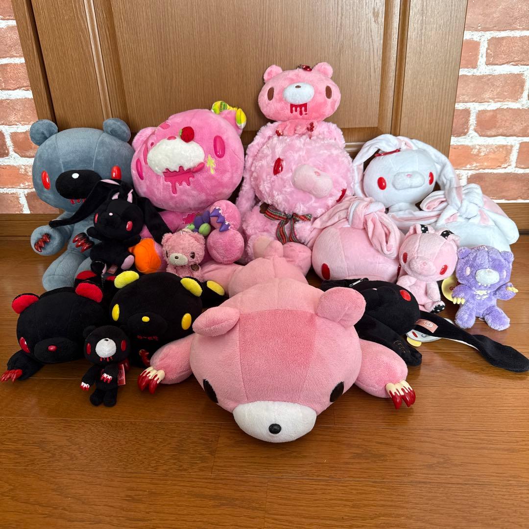 チャックスGP 汎用うさぎ　グルーミー　ぬいぐるみ　ポーチ