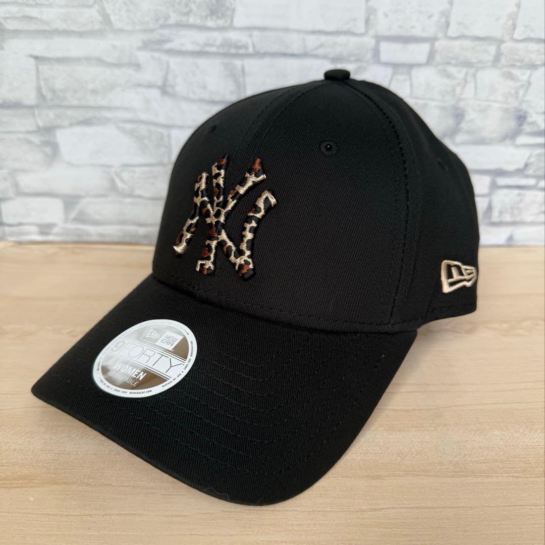 New Era　9forty レオパード柄　キャップ　NY　新品 　ニューエラ