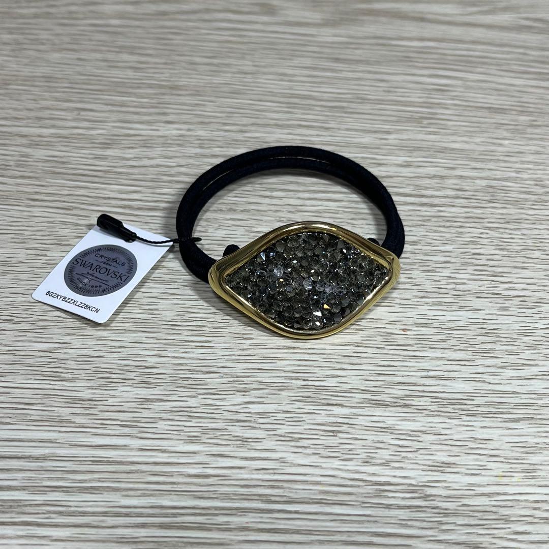 コンプレックスビズ　カムリーポニー　ゴールド×グレー