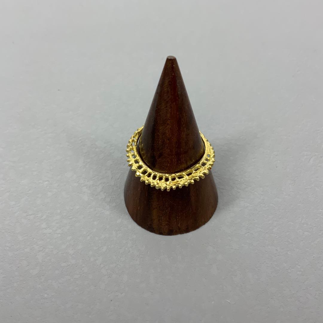 KAORU アトリエカオル K18イエローゴールド レース模様 リング