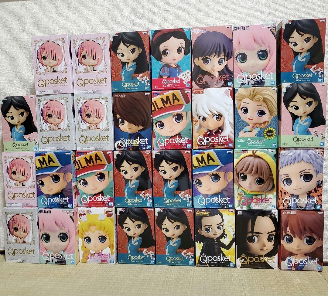 Qposket プライズ　まとめ売り フィギュア ３１個セット