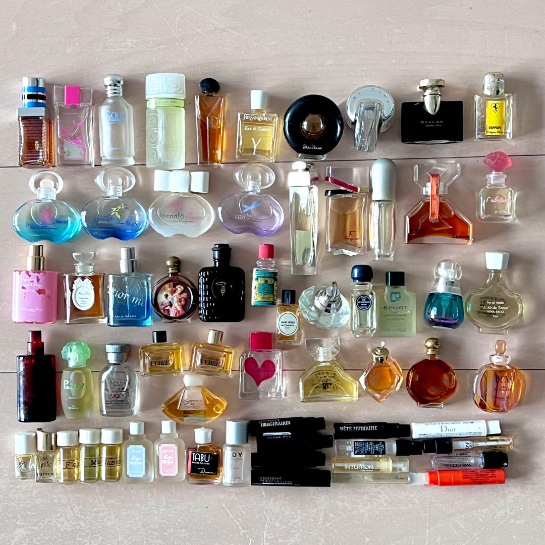 【50個以上】美品・残量多！ミニ香水＋サンプル 大量まとめ売り