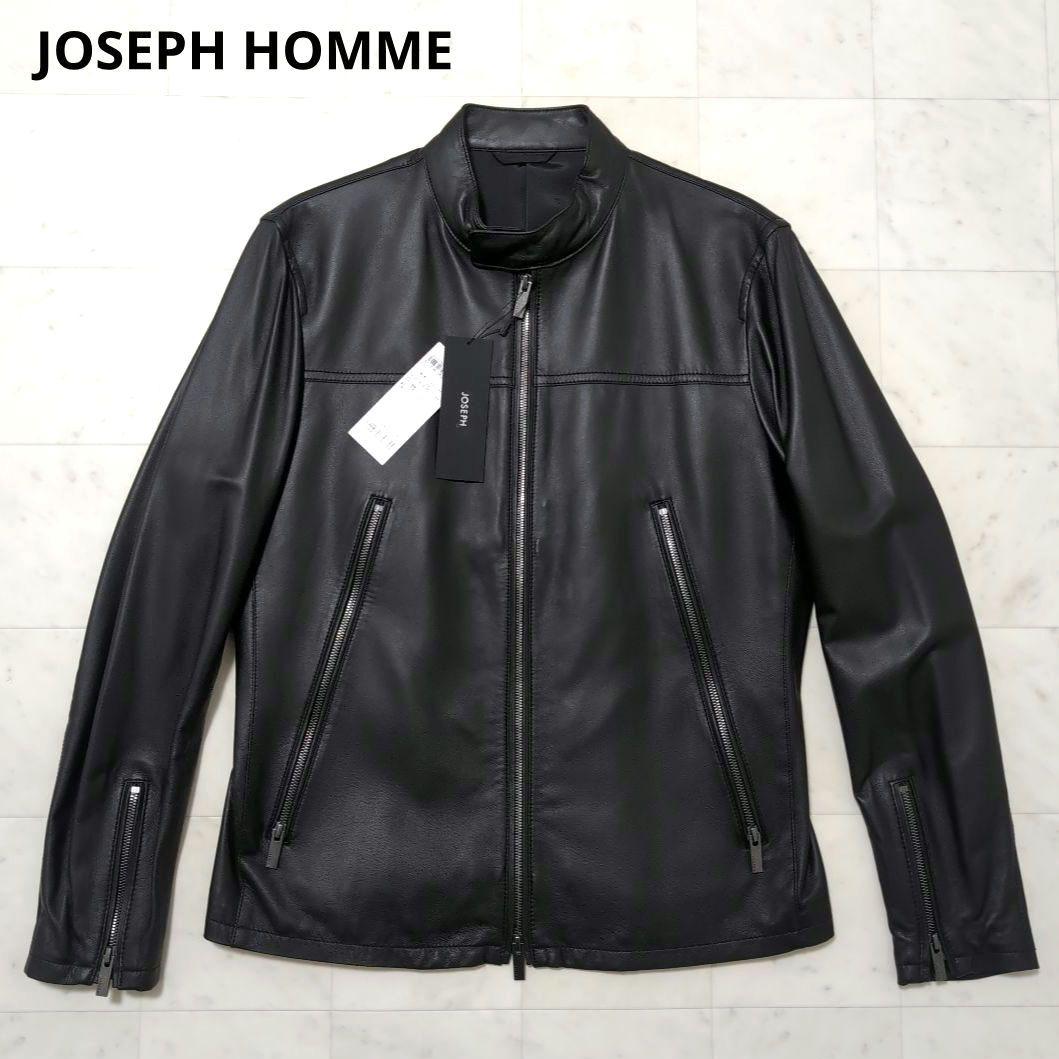 新品 2024年作品 JOSEPH HOMMEシングルライダースジャケット JOSEPH HOMME｜ライトラムナッパ レザー シングルライダース | Rakuten
