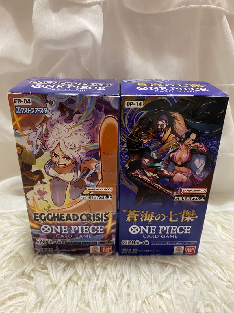 【新品・未開封boxテープ付き】蒼海の七傑 エッグヘッドクライシス 各1box
