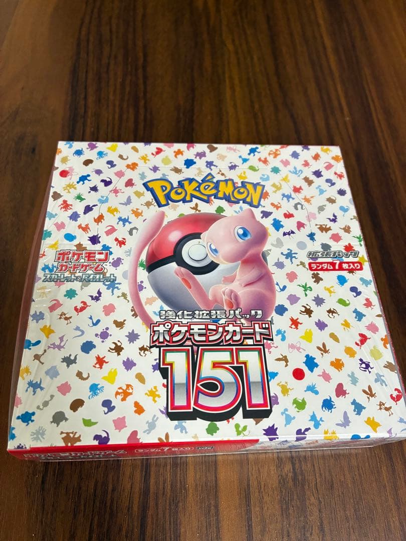 151 ポケモン box シュリンク付き　新品未開封　ポケカ　ボックス ポケモンカードゲーム ポケモンカード151 BOX シュリンク付き 新品 未
