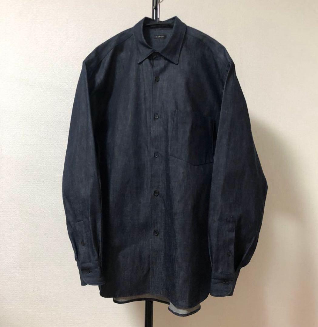 極美品✨23ss COMOLI　デニム コモリシャツ　サイズ2 紺