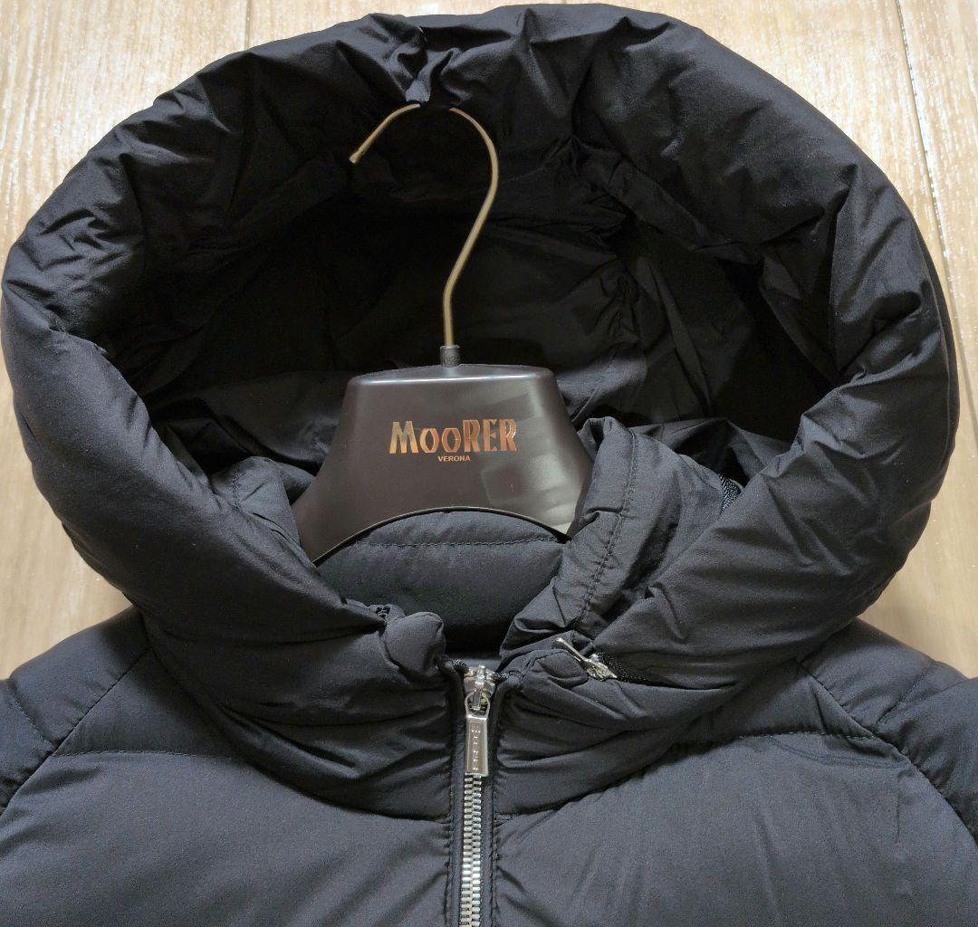 期間再値下げ MOORER ムーレー フード付きレディースダウン サイズ40
