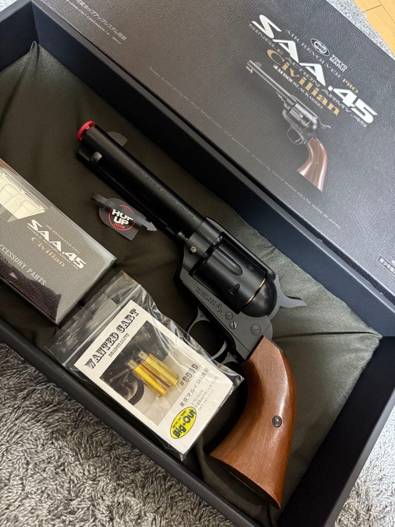 東京マルイ　SAA シビリアン　真鍮カート Big-out 東京マルイSAA専用 WANTED CART 真鍮カート : ミリタリー