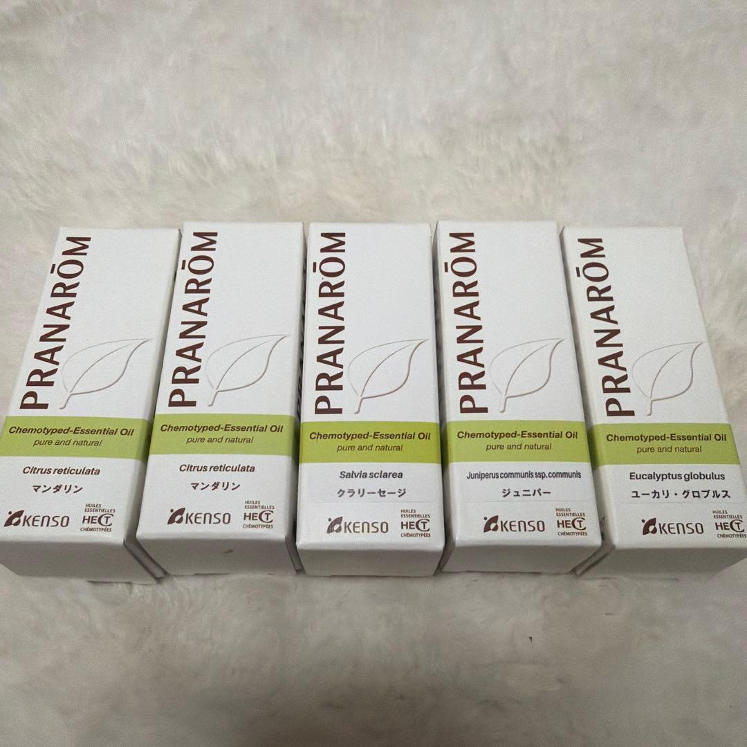PRANARÔM エッセンシャルオイル 5本セット